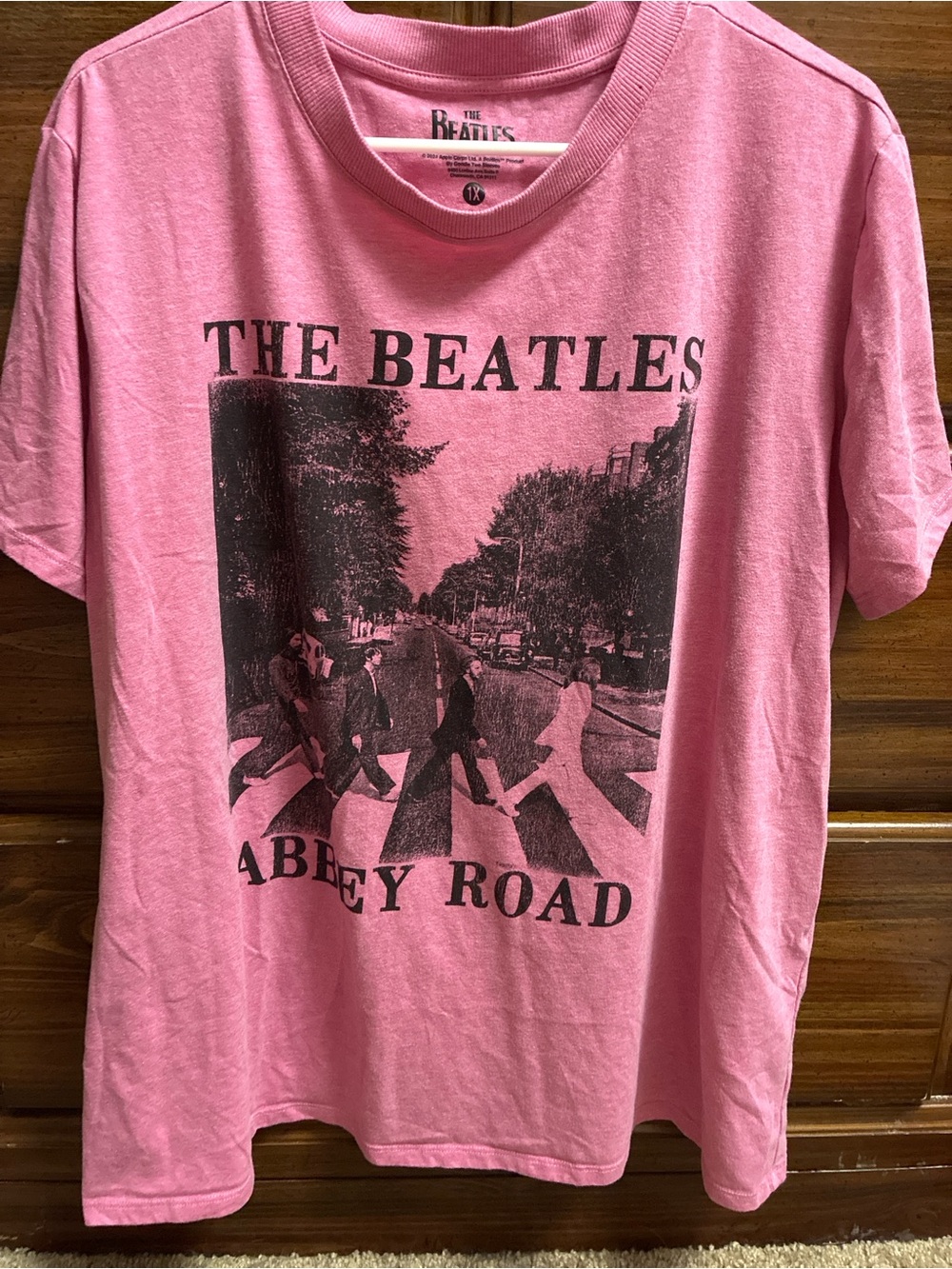 The Beatles Pink Abbey Road Graphic Tee - Youth